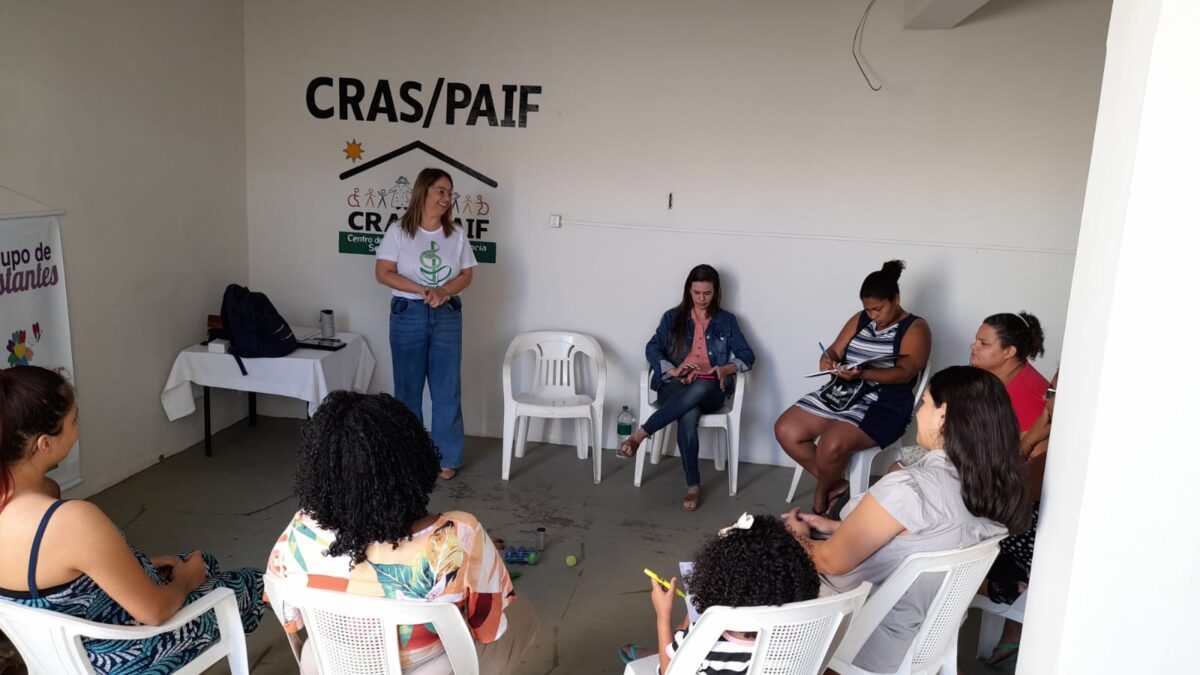 CRAS Centro realizou no dia 02/09 a reunião do Grupo de Gestantes Mãe me Quer